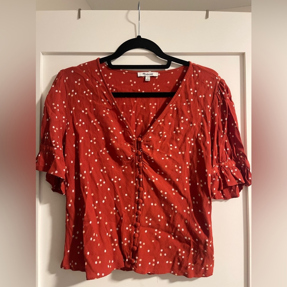 Madewell blouse worn twice